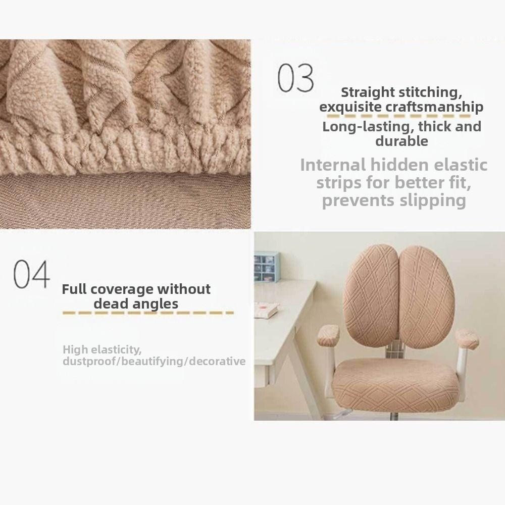 Водонепроницаемая вращающаяся накидка на стул Эластичная Защитная от грязи Накидка на детский стул Двойная спинка Дышащая Эластичная Защита сиденья