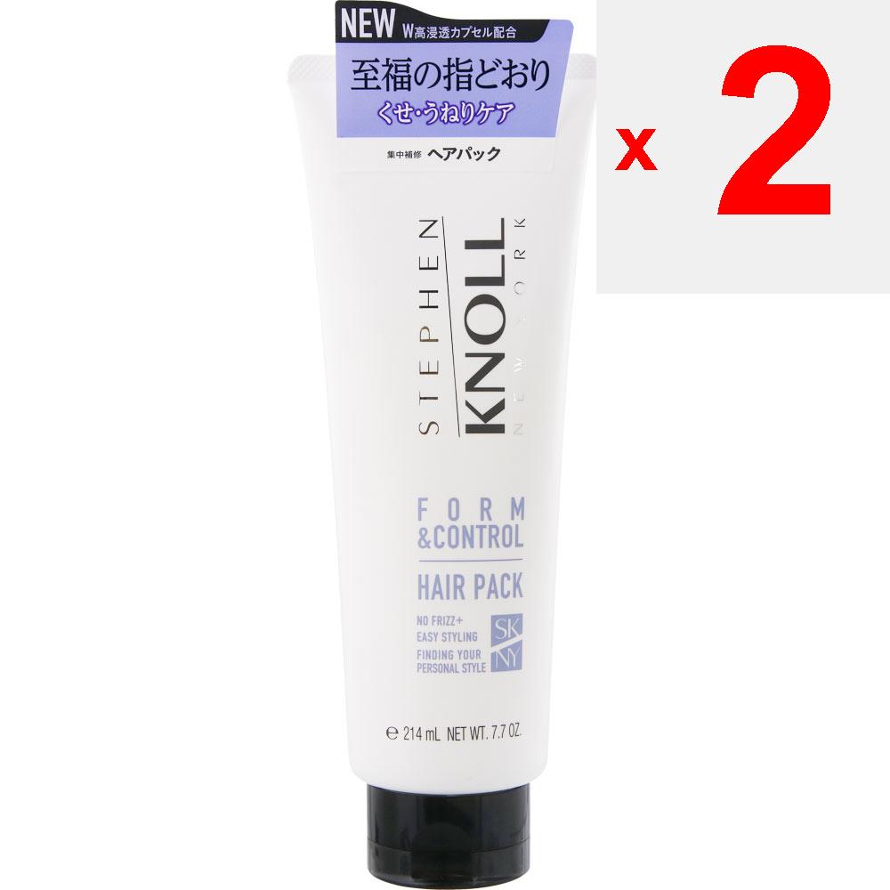 Kose Steven Knoll Form Control Hair Pack W 220 г Шампунь/кондиционер (премия) Нанесите небольшое количество средства на всю длину волос и оставьте на 2–3 м.