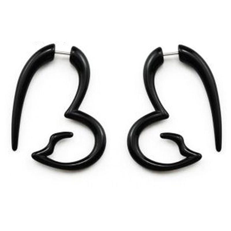 Акриловые спиральные штекеры для ушей, поддельные мошенники, носилки, серьги для пирсинга, хит продаж