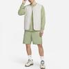 Nike Спортивная одежда Premium Essentials Твердая футболка с круглым вырезом и длинными рукавами Мужские топы Зеленые DO7391-386