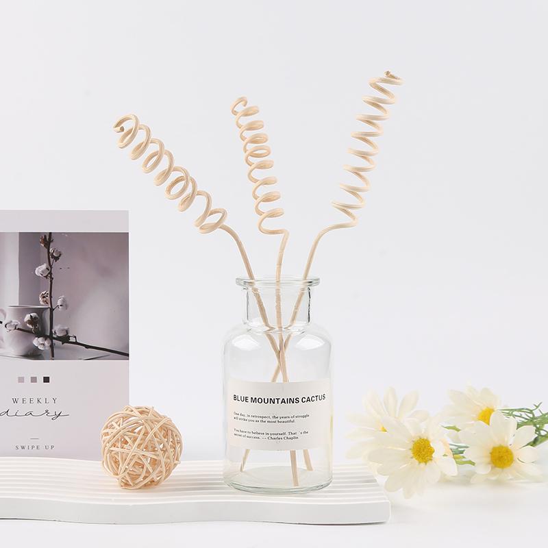 5pcs Natural Reed Fragrance Aroma Oil Diffuser Vine Aroma Volatile Stick Leaf Shaped Diffuser Sticks KTY
