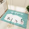 Коврик для входной двери Cartoon ins Kennel из бархата, износостойкий, утолщенный, для легкого ухода, для удаления пыли, противоскользящий коврик