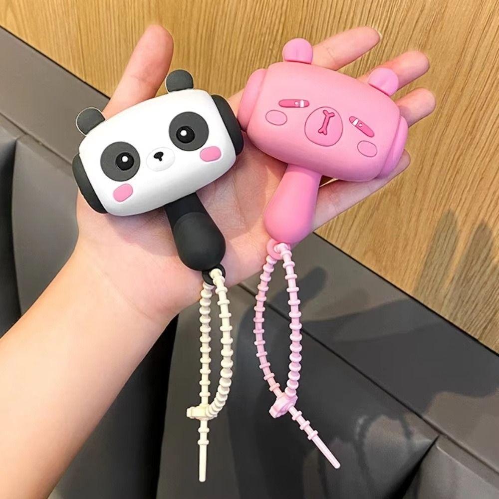 Bag Pendant Sound-Making Hammer Cute PVC Sound Toys Creative Sound Hammer Key Chain Kids Toy