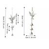 Hanging Pendant Hanging Wind Chime Hollow Out Garden Decor Hummingbird Wind Chimes DIY Sun Catcher 2D Flat Bird Wind Bell