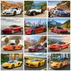 5d Diy Алмазная картина Полный автомобиль Декор для дома Вышивка Дорога Пейзаж Мозаика Распродажа Квадратная/круглая Наклейка на стену
