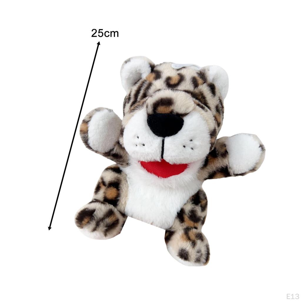 Animal Finger Puppet Plush Hand Imaginative Stuffed Toy Head Gloves Pretend