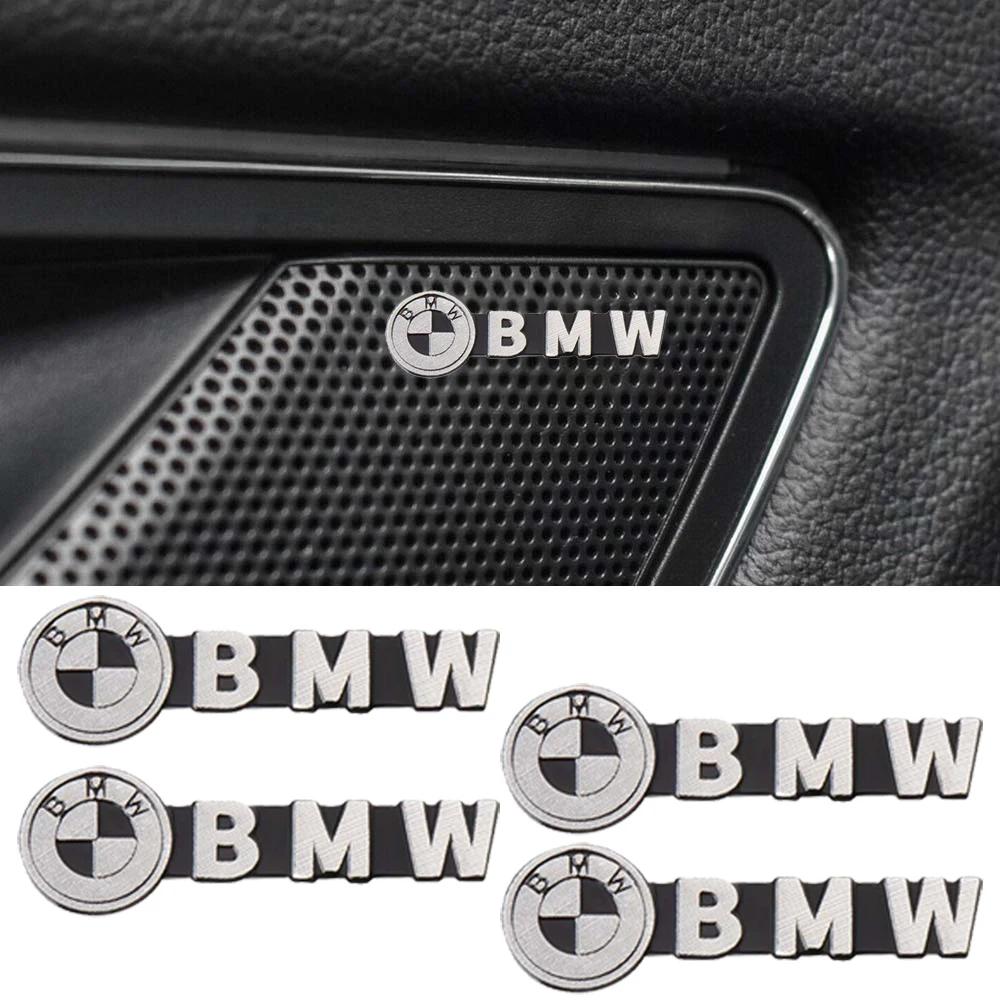 Для BMW M X1 X3 для BMW X1 X3 X4 X5 E46 E90 F20 E60 E39 F10 M1 M2 M3 M5 M6 M3D Металлические Наклейки на Аудиосистему Автомобиля Значок Эмблема Декорация Аксессуар