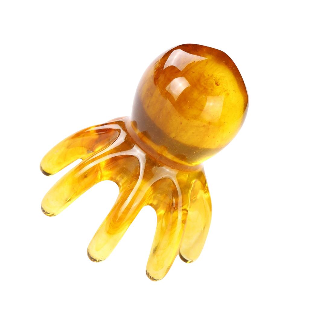 Ручной массажер для кожи головы «Осьминог» с 8 щупальцами, массажные инструменты Гуаша для головы и тела, расслабляющие триггерные точки, массажные инструменты