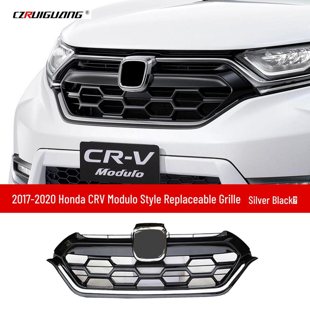 Модифицированный передний бампер-губа для Honda CRV Haoying 2017-20: Защитная решетка бампера, Задние накладки-жалюзи на спойлер.