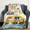 Custom Name Dogs Names blanket for Couch & Bed, Plush Cozy Fuzzy Blanket Super Soft & Warm Blankets for Fall and Winter. 090832