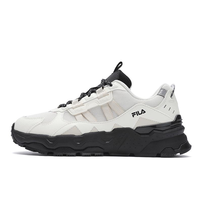 Fila Trek 1S Устойчивые к истиранию, Дышащие, Легкие Низкие Беговые Кроссовки Женские Белый Черный F12W522128FGB
