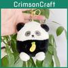 Delightful Cartoon Bear Plush Keychain Adorable Mini Stuffed Toy For Earphones And Coins