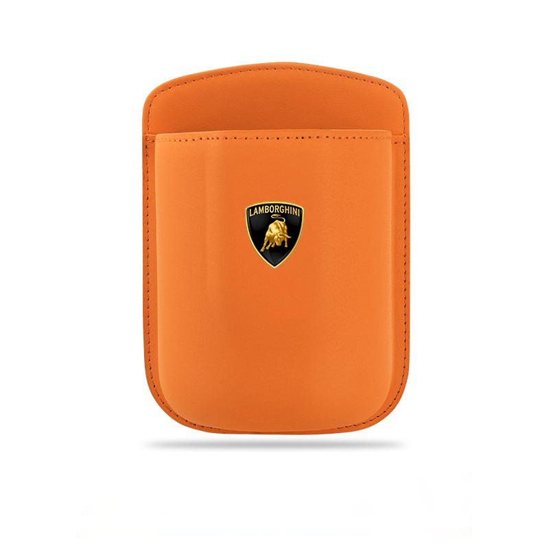 Leather Car Water Cup Box Back Seat Drink Rack For Lamborghini LP570 LP610 Urus LP700 LP770 Gallardo Aventador InteriorAccessory TT8