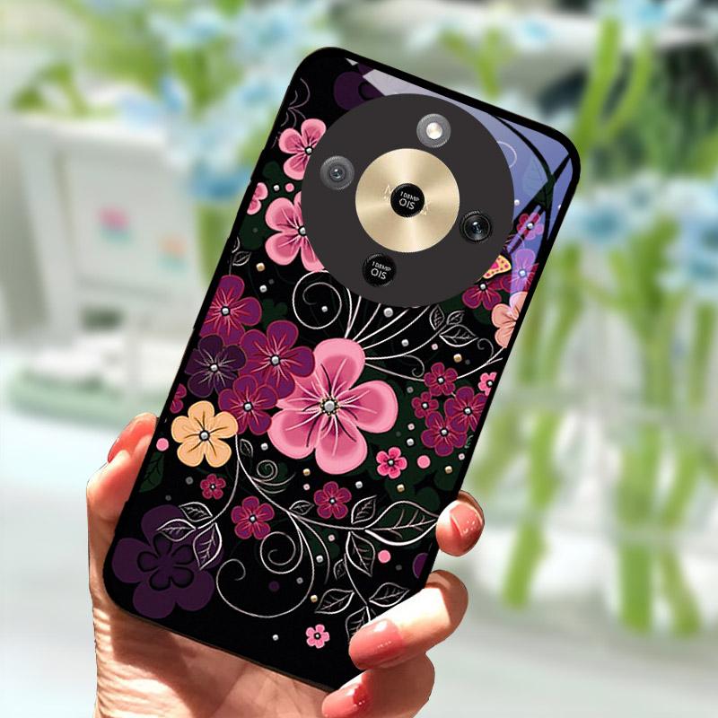 Для Honor X9d HonorX9d Чехол MTN-NX1 Роскошный Расписной Чехол Закаленное Стекло Корпус Телефона Для Honor X 9 D Fundas Coque Защита Камеры