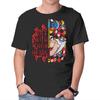 Unisex Crew Neck T-Shirt Queen Of Hearts Graphic Short Sleeve Casual Tee