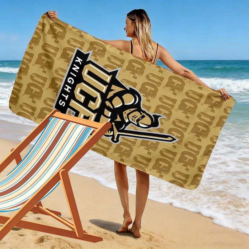 Central Florida Knights Print Beach Towel, Large Soft Quick Dry Towel for Beach Camping Swimming