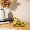 2025 Gold Feng Shui Snake Toad Statue Figurine Coin Money Luck Home Wealth Ornaments Resin Deco R0C2