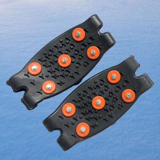 1 Pair Ice Grips 5-Stud Snow Gripper Over Shoe Boot Traction Cleat Anti-slip