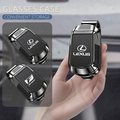 Автомобильный солнцезащитный козырек Lexus Зажим для очков Держатель для хранения солнцезащитных очков Для Lexus F SPORT ES RX NX LS UX LM LX GX LC RZ IS CT GS RC HS LBX