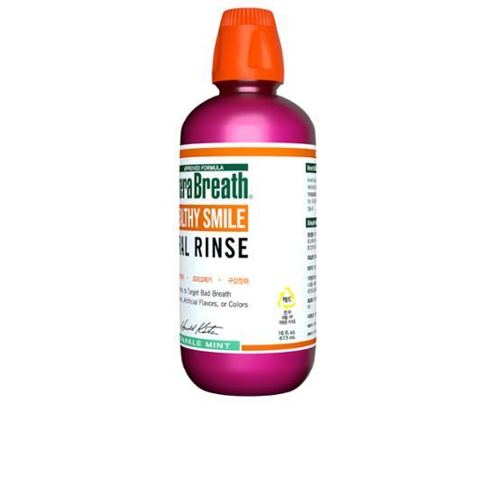 TheraBreath Healthy Smile Oral Rinse Sparkle Mint 473ml