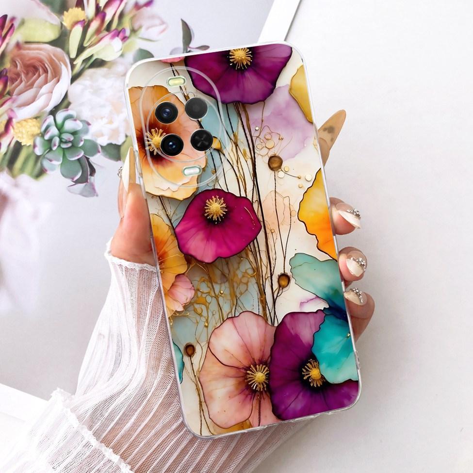 Прозрачный чехол для Huawei Nova 15 Чехол Милый Кот Мода Бабочка Роскошный Расписной Корпус Для Huawei Nova15 PSN-AL00