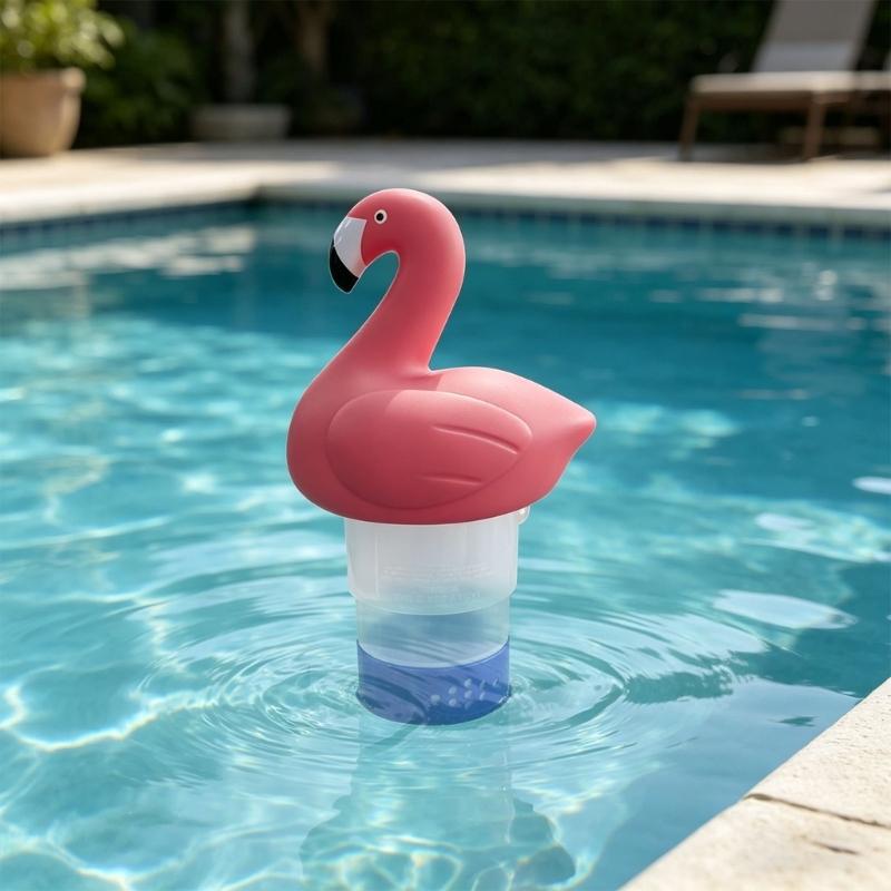 3 Unit Swimming Pool Chlorine Tablet Floating Device constructed From Strong ABS For Water Maintenance