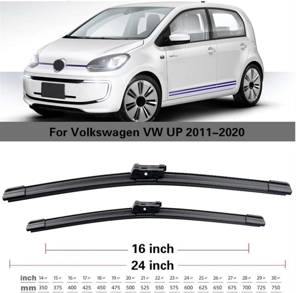 Щетки стеклоочистителя для Volkswagen VW UP 2011-2020 24 + 16