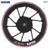 For CBF125 CBF 125 Motocycle Accessories Wheel Hub Sticker Front And Rear 17-inch Decal Reflective Rim Decoration Stickers