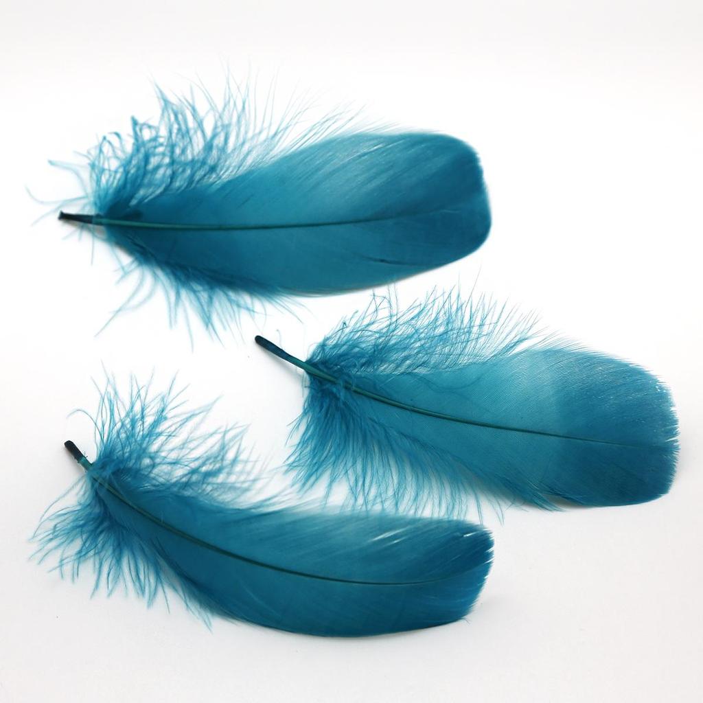 50 шт./лот, натуральные перья 8-13 см, маленькие плавающие гусиные перья, разноцветные перья, шлейф для украшения, шлейфы для рукоделия