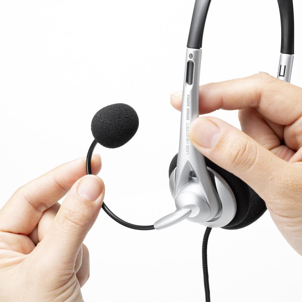 Sanwa Supply USB TypeC Гарнитура MM-HSTC03SV