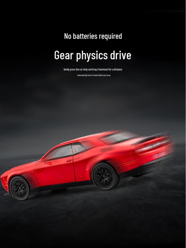 1:Литой автомобиль 32 Alloy Hellcat GTR с звуковыми и световыми эффектами