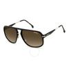 Carrera Brown Rectangular Men S Sunglasses Carrera 296 S 02m2 Ha 60