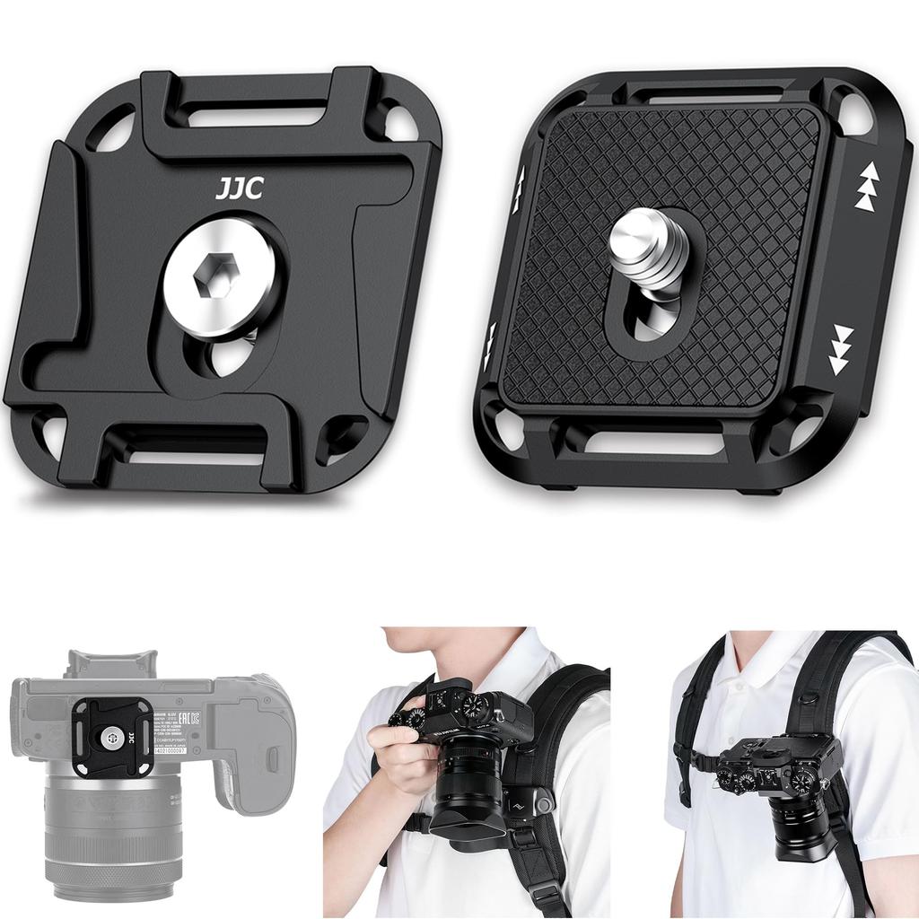 JJC Camera Quick Release Quick Shoe Mount for Peak Design Capture V3 Silicone Strap Aluminum Alloy Durable Quick Camera Mount Plate Plate, Arca-Swiss
