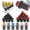 Aluminum Universal 10PCS M5 X 16mm Motorcycle Windshield Bolt Windscreen Screws Nut Fastener For Suzuki Kawasaki Yamaha Ducati