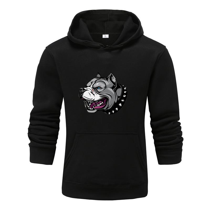 Autumn and Winter New Personalized Dog Pattern Printing Clothing Men's Hoodie Couple Pullover Women Hoodie