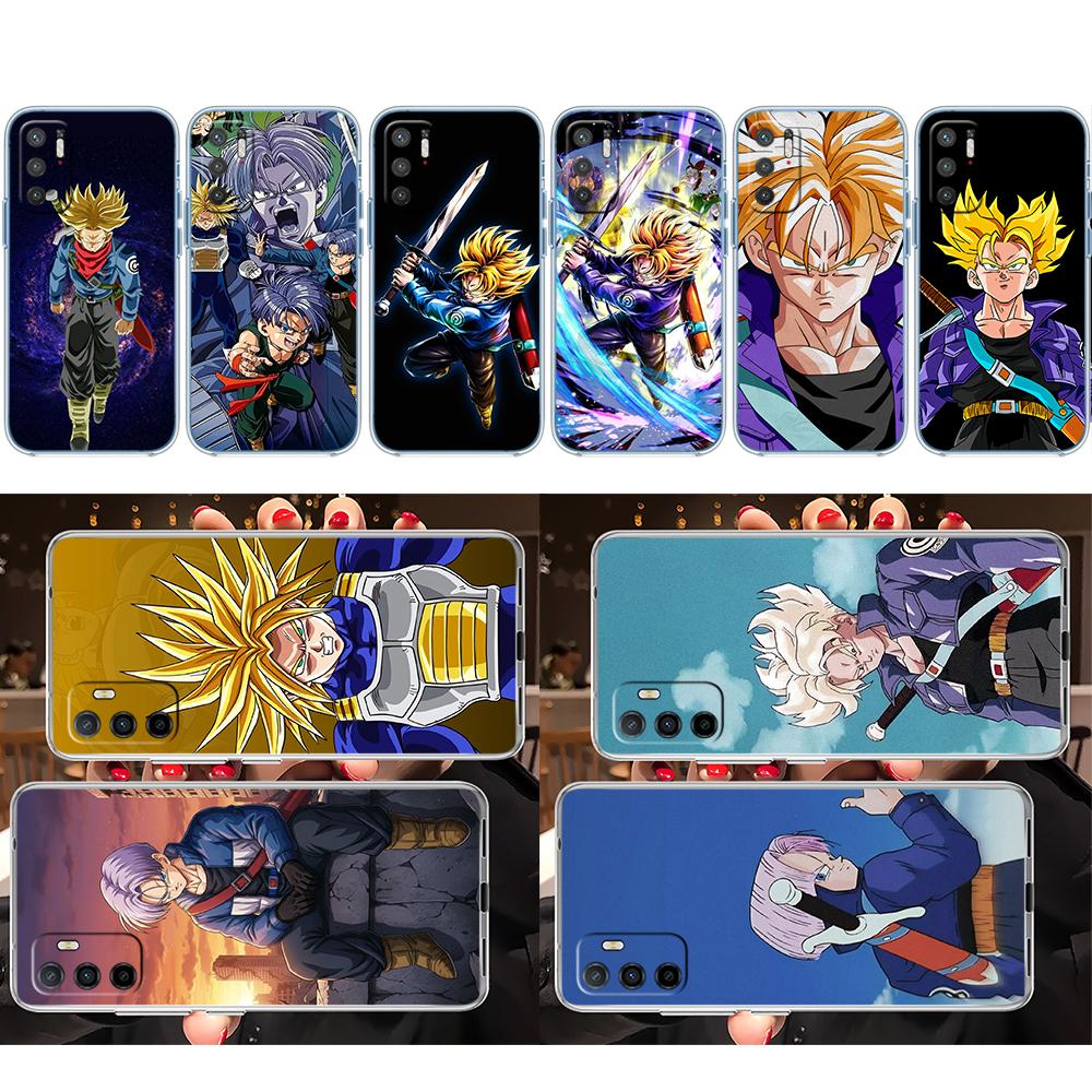 PP31 Dragon Ball Trunks Soft Shell Transparent Phone Case for Motorola Moto G7 G8 G9 G84 G85 G73 G24 G15 Z2 Play Power Plus