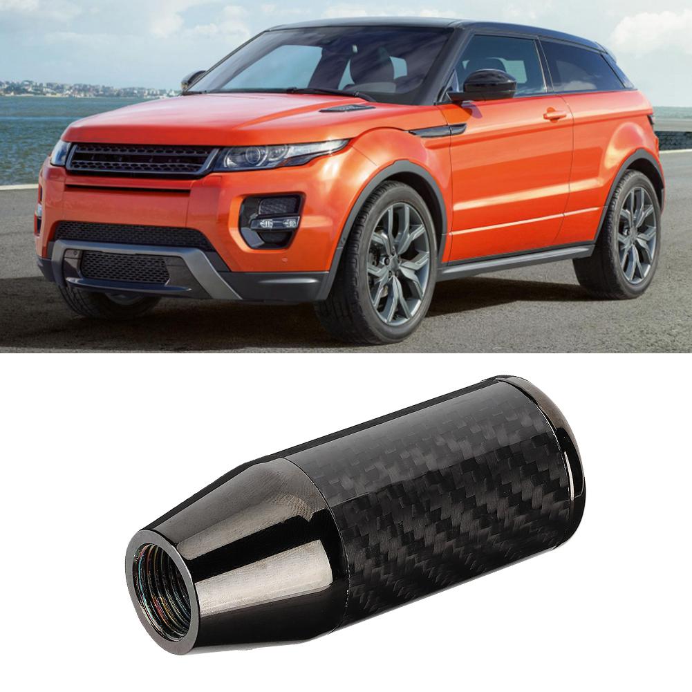 Universal Aluminum Alloy Carbon Fiber Car Auto Manual Gear Shift Stick Knob Head Shifter