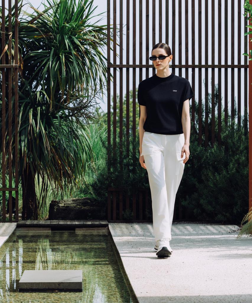 OBER GOLF Basic Dolman Summer Knit (Black)