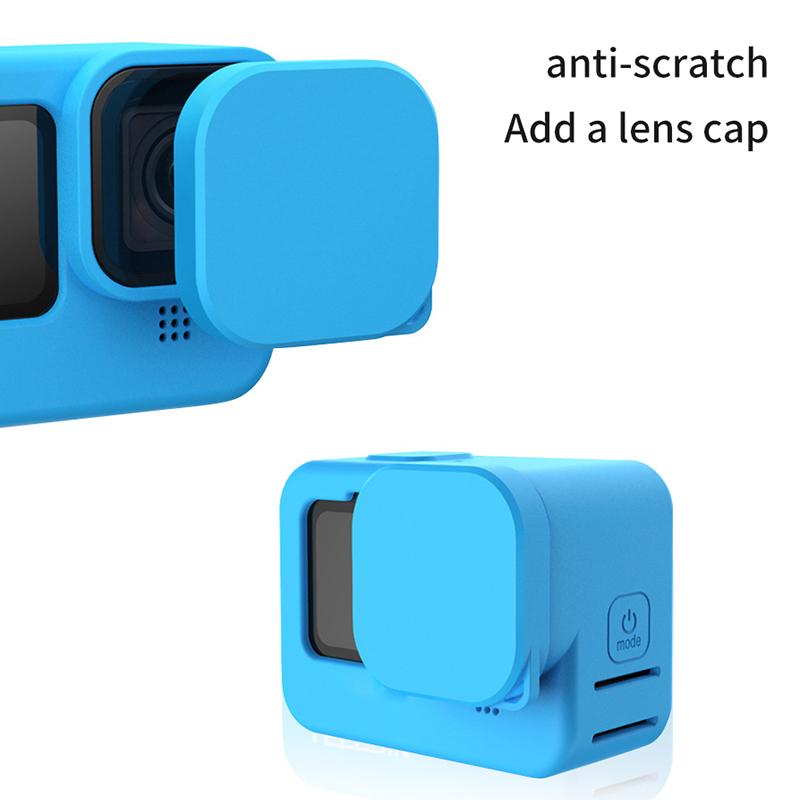 Для Hero 9 10 11 12 черный чехол для аксессуаров защитный мягкий стандартный корпус резиновый силиконовый чехол протектор для Hero