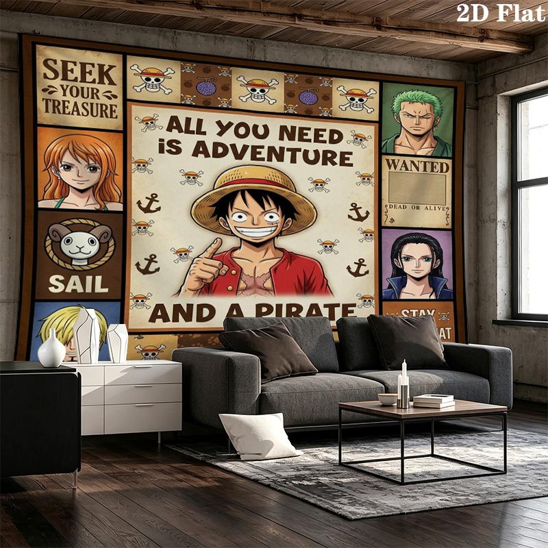 One Piece Wall Tapestry Aesthetic Wall Hanging Printed Fabric Blanket Decorative Tapestries For Bedroom Living Room Home Decor