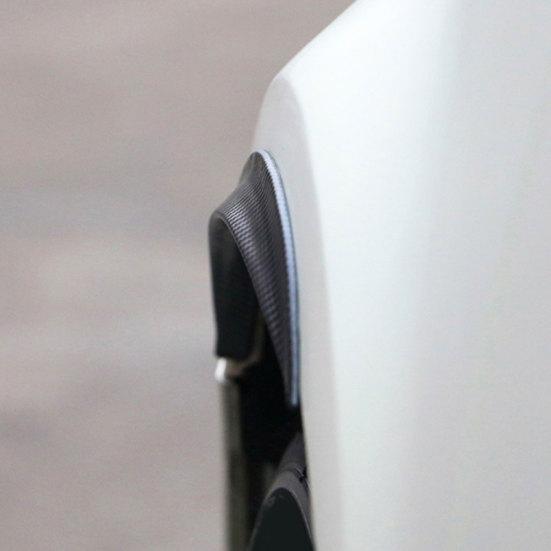 2шт 42см углеродного волокна автомобильные крылья арки колеса украшения для бровей полоски