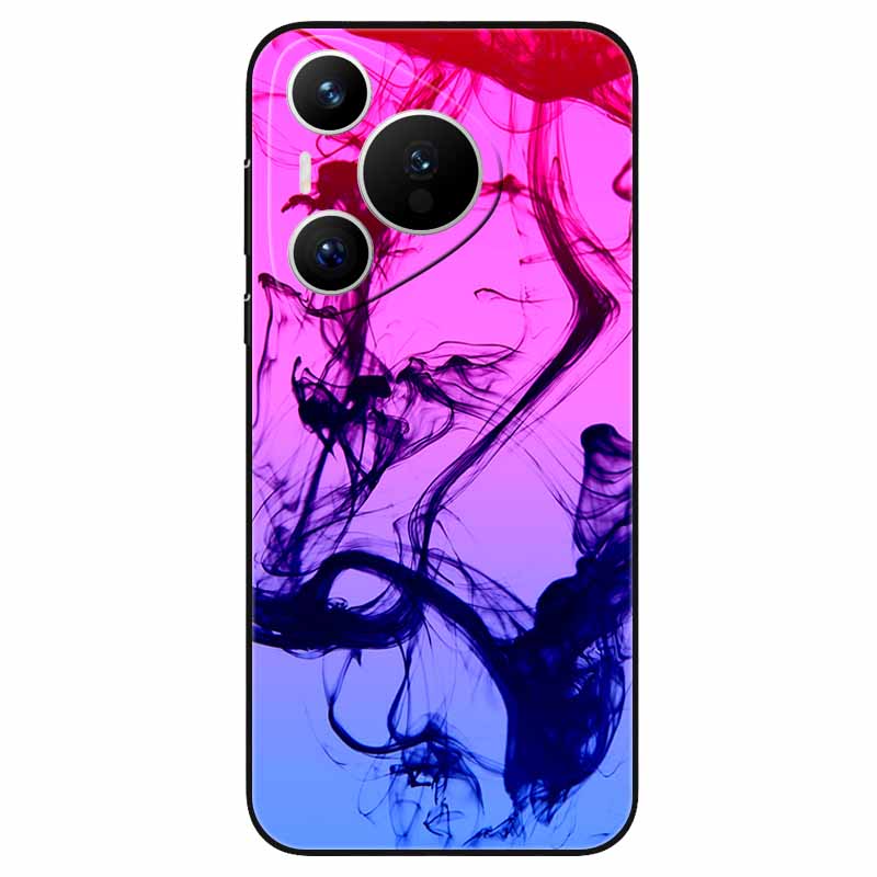 Чехол для Huawei Pura 70 / Pura70 Pro Мягкий Силикон Модный Мраморный Ударопрочный Чехол для Huawei Pura 70 Ultra P 70 Pro+ TPU Чехол
