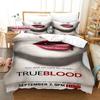 Постельное белье Вампир Односпальное Двуспальное Full Queen King-Size Размеры Размеры Комплект постельного белья Взрослый Детская Спальня Пододеяльник Комплекты 3D Печать Аниме Оборотень