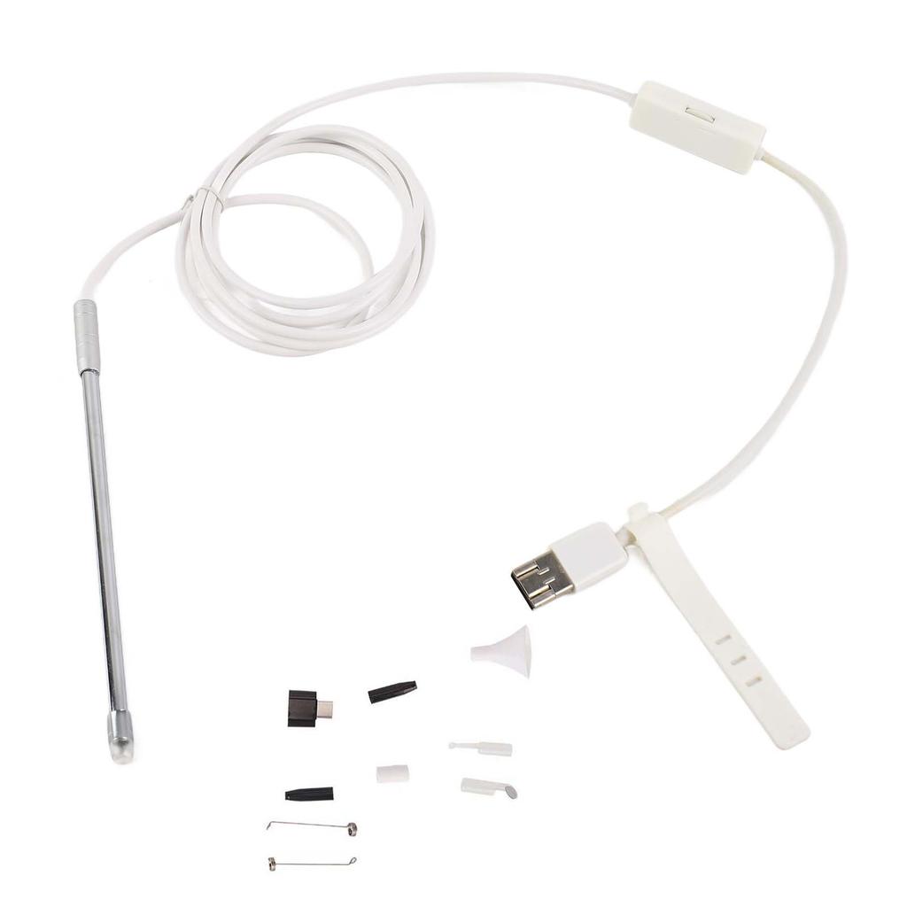 4.9mm Visual Ear Nose Cavity Endoscope Endoscope Camera Video Inspection Earpick With LED Light