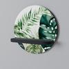 Monstera Dream Półka Okrągła Czarna