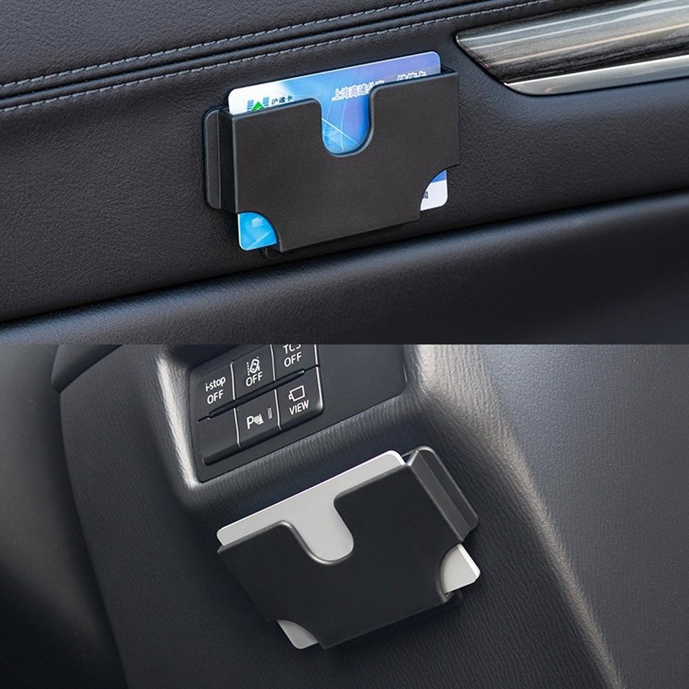 Anti-Slip Card Storage Box Portable Card Slot Box High Quality Card Holder Car Accessories