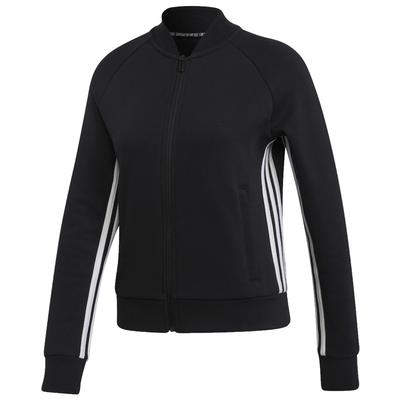 Adidas Must Haves Спортивная куртка с 3 полосками, женская черная толстовка