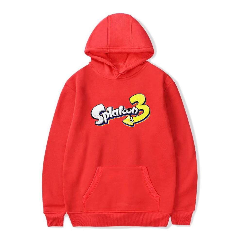 Splatoon 3 Hoodies Anime Cartoon Graffiti Shooting Game Print Streetwear Unisex Women Fashion Oversized Sweatshirts Hoodie Pullover
