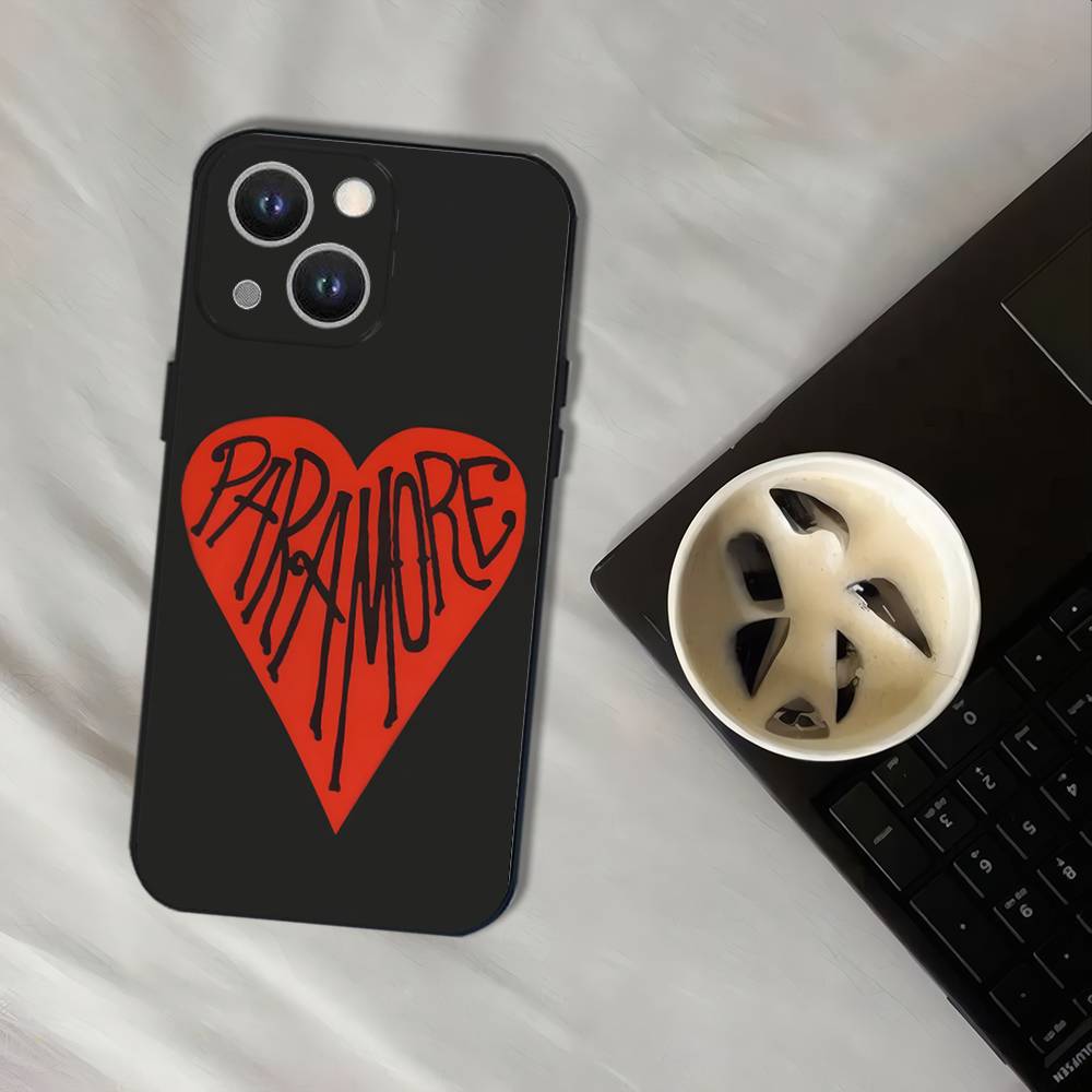 Черный мягкий чехол для телефона с изображением группы P-ParamoreS Для iPhone 17,16,15,14,13,12,11,Pro,XS,Max,XR,Plus,E,SE4,Mini