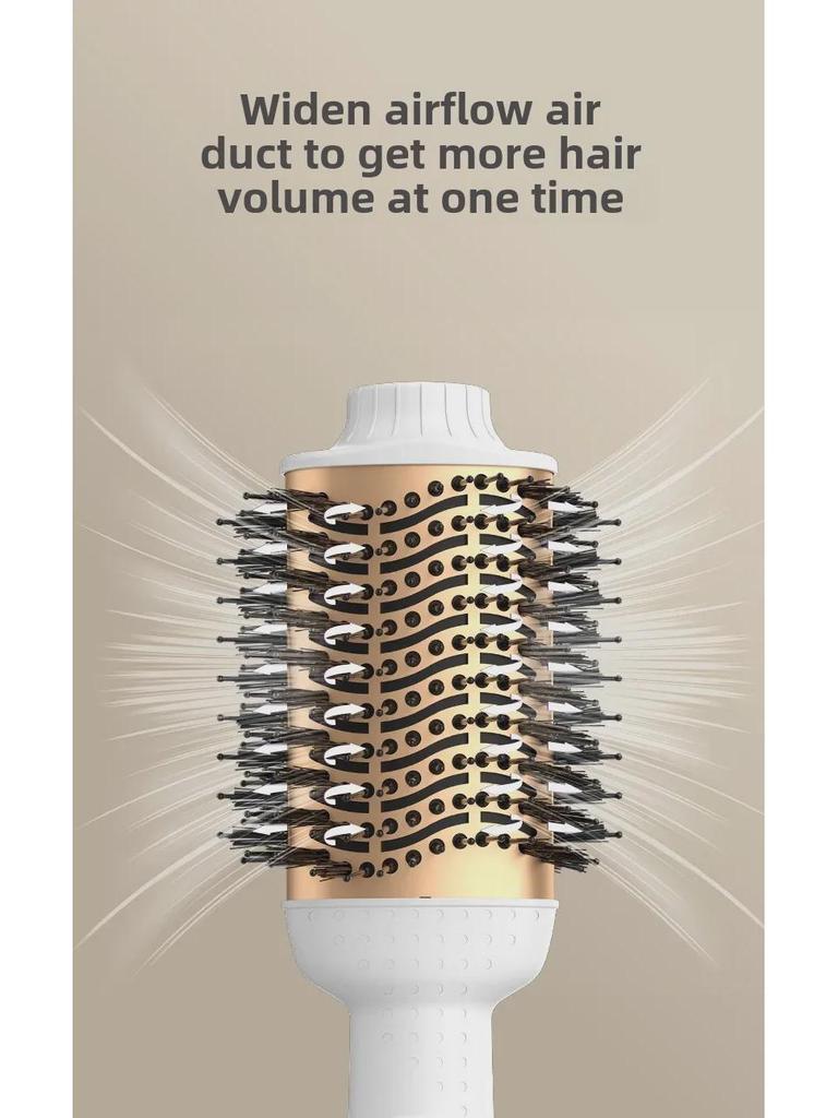 Многофункциональный фен двойного назначения и выпрямляющая расческа из белого золота — стандарт США